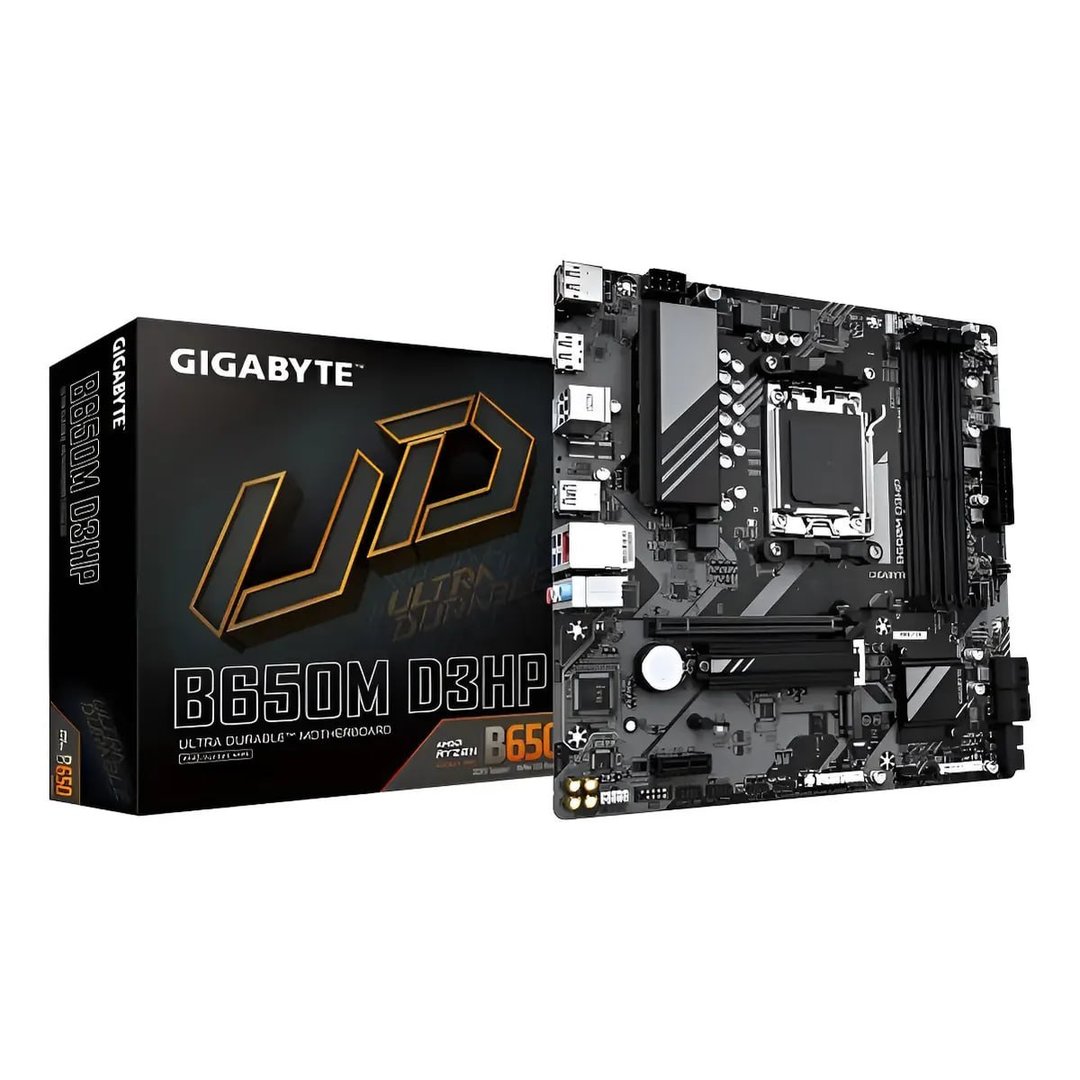 Placa-mãe Gigabyte B650m D3hp 4x Ddr5 Am5 Matx M.2 Preto