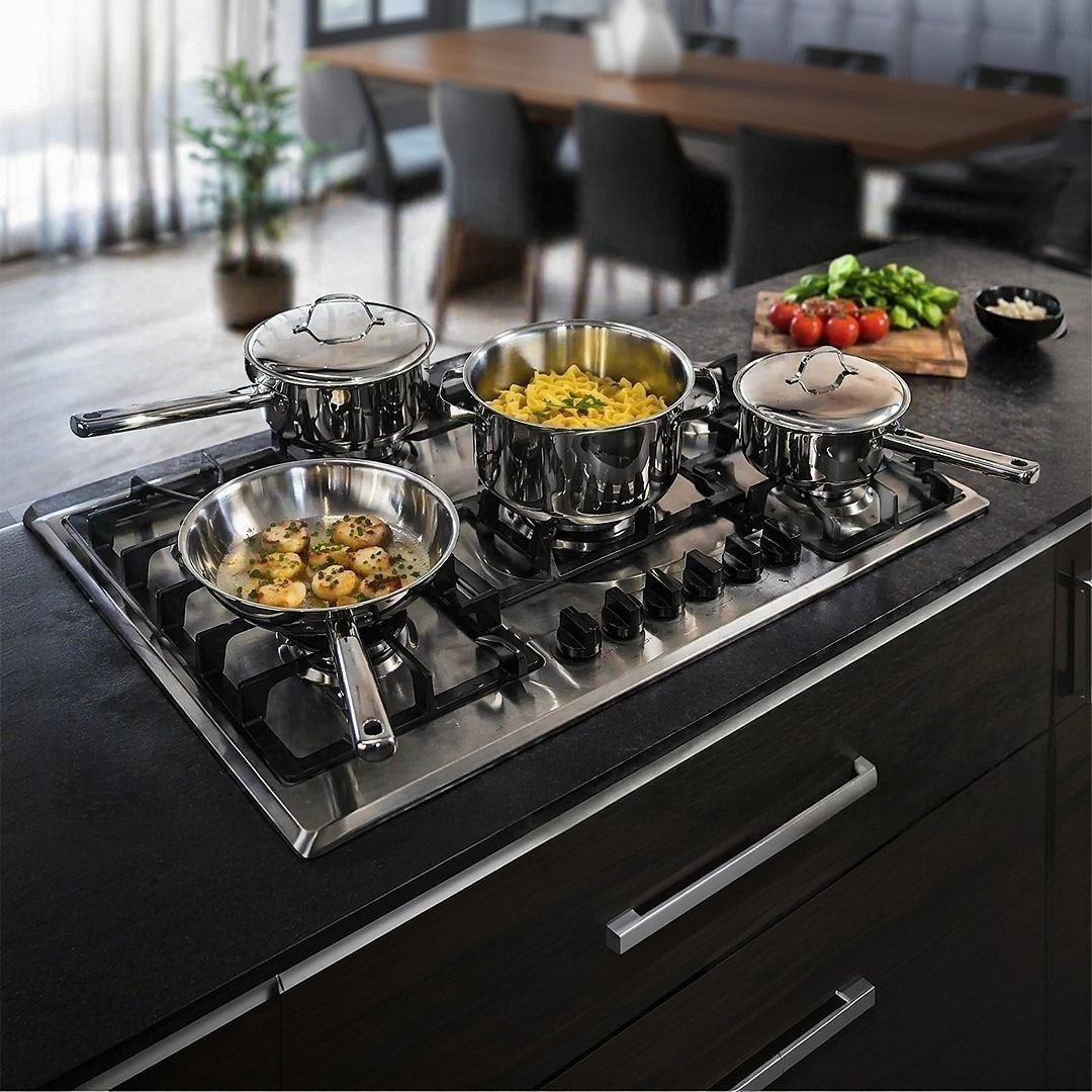 Jogo De Panelas Com 4 Peças Aço Inox Allegra Tramontina
