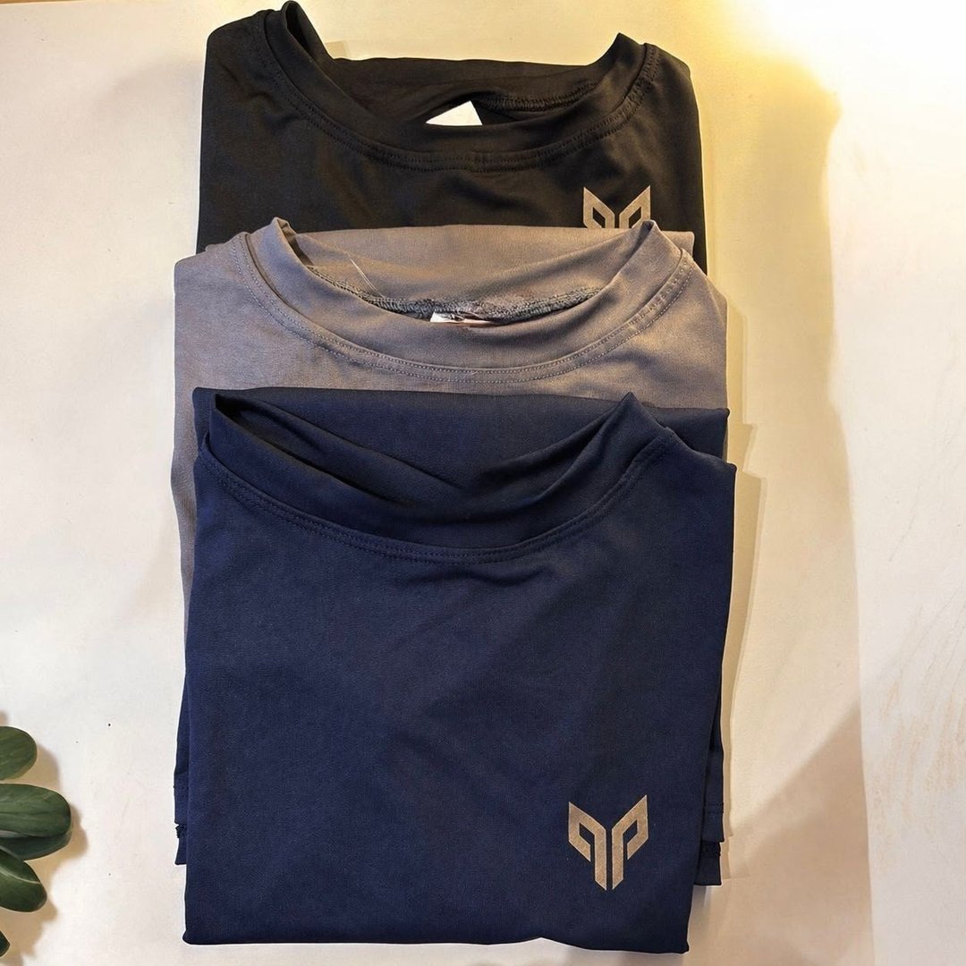 Kit 3 Camisetas Térmicas Masculina Segunda Pele Camisa Uv50-