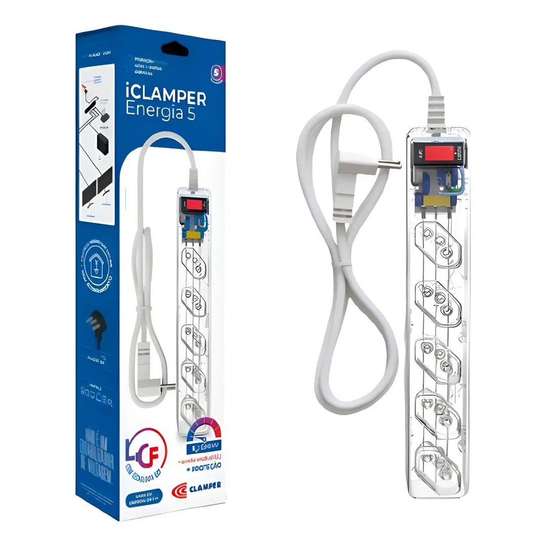 Filtro De Linha Clamper Iclamper Energia 5