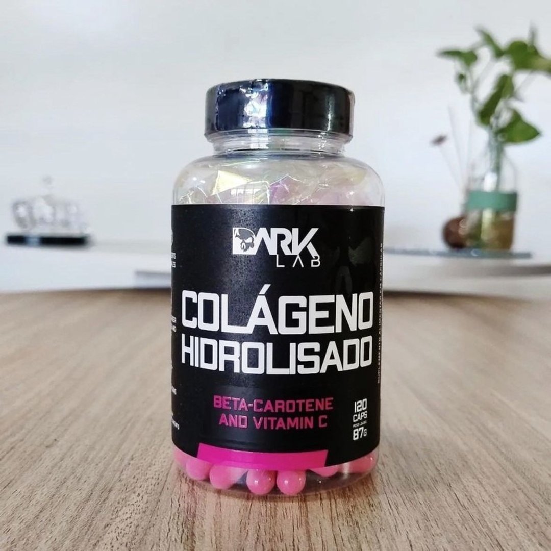Colágeno Hidrolisado 120 Caps Dark Lab Sabor Sem sabor