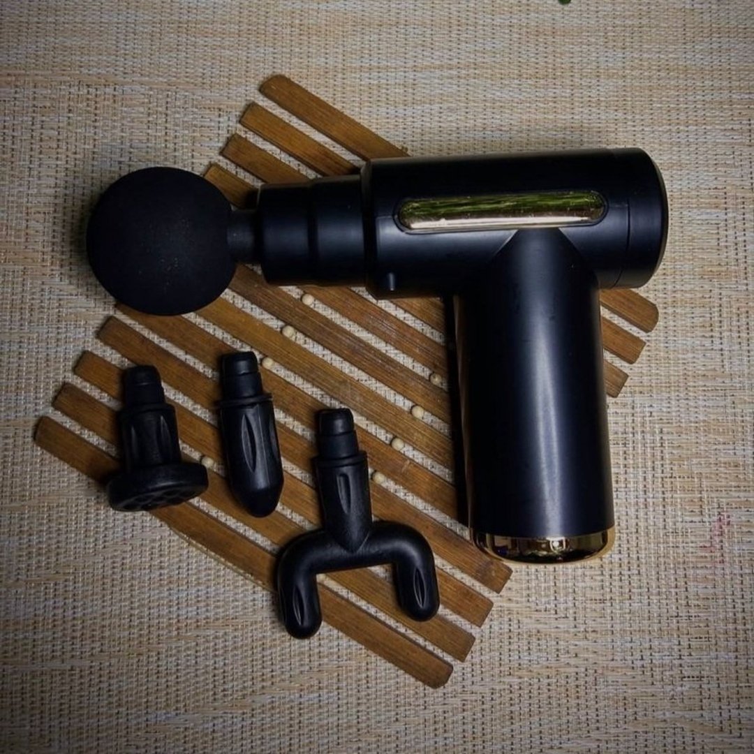 Massageador Pistola Elétrica Profissional Muscular Portátil