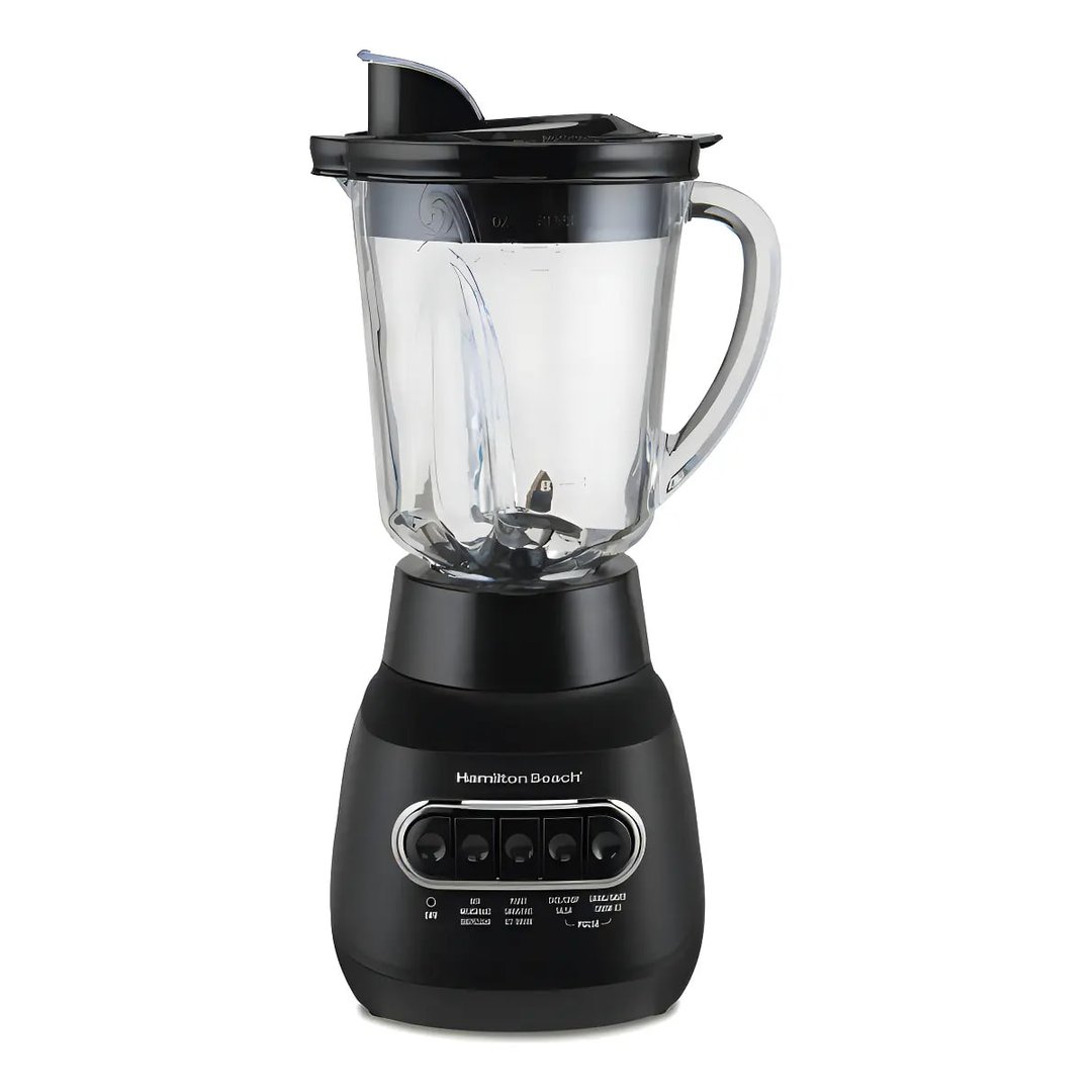 Liquidificador Hamilton Beach Power Elite de Vidro 1.25 L, 800W, para Smoothies e Gelo