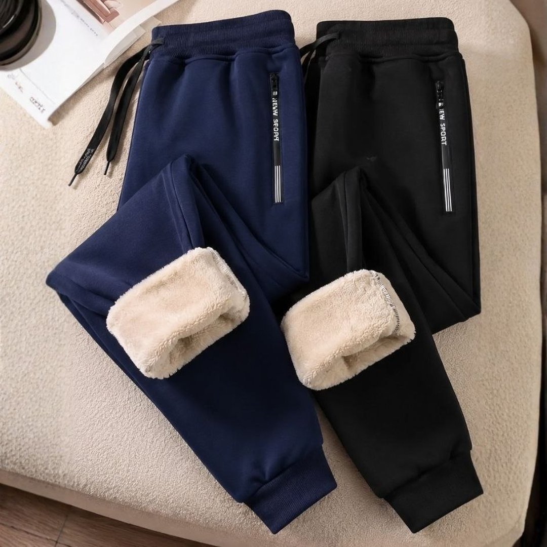 Calça Moletom De Lã Grossa